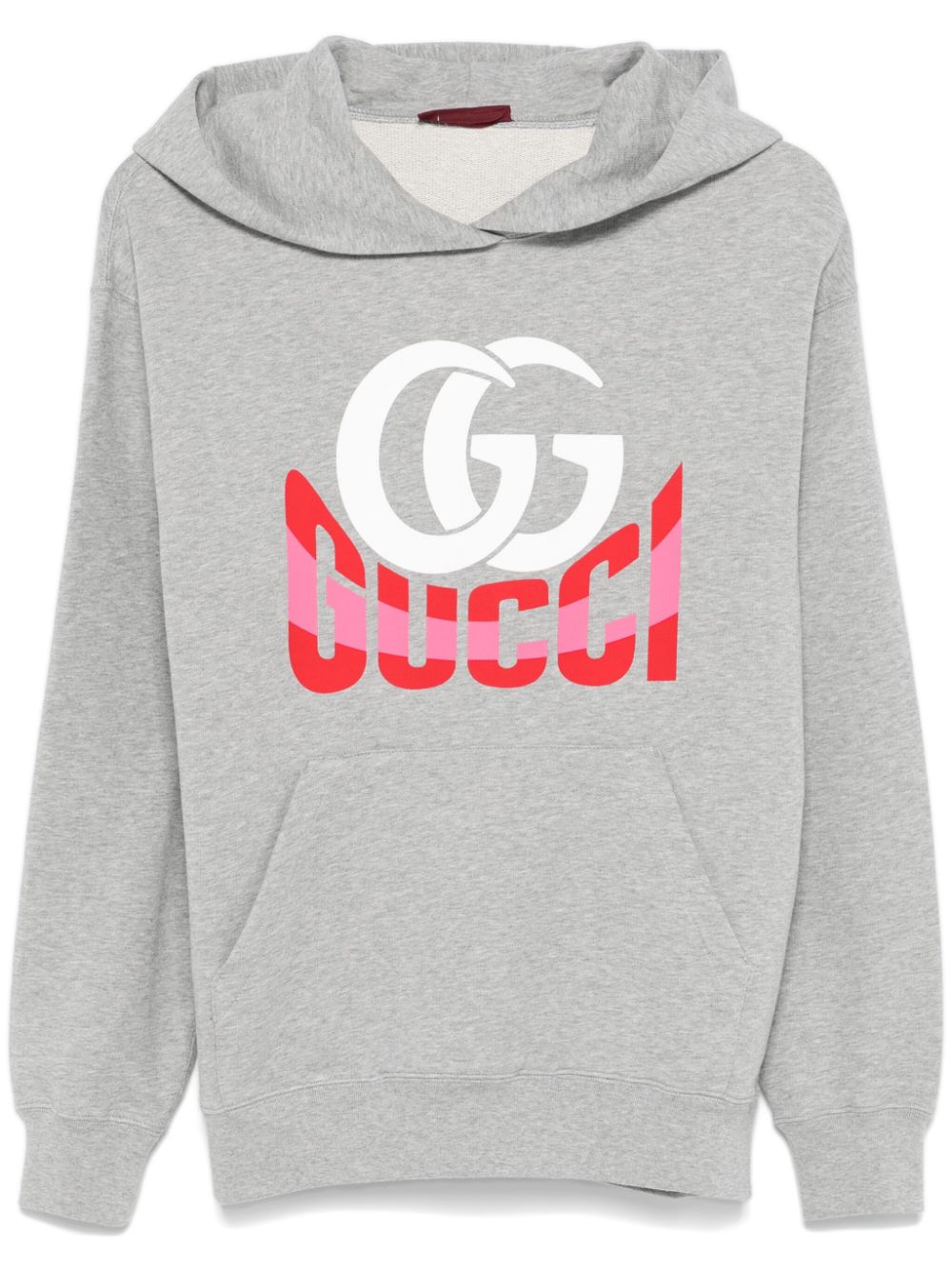 Logo-print hoodie - Grey