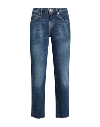 Woman Jeans Blue Size 26 Cotton, Polyester, Elastane