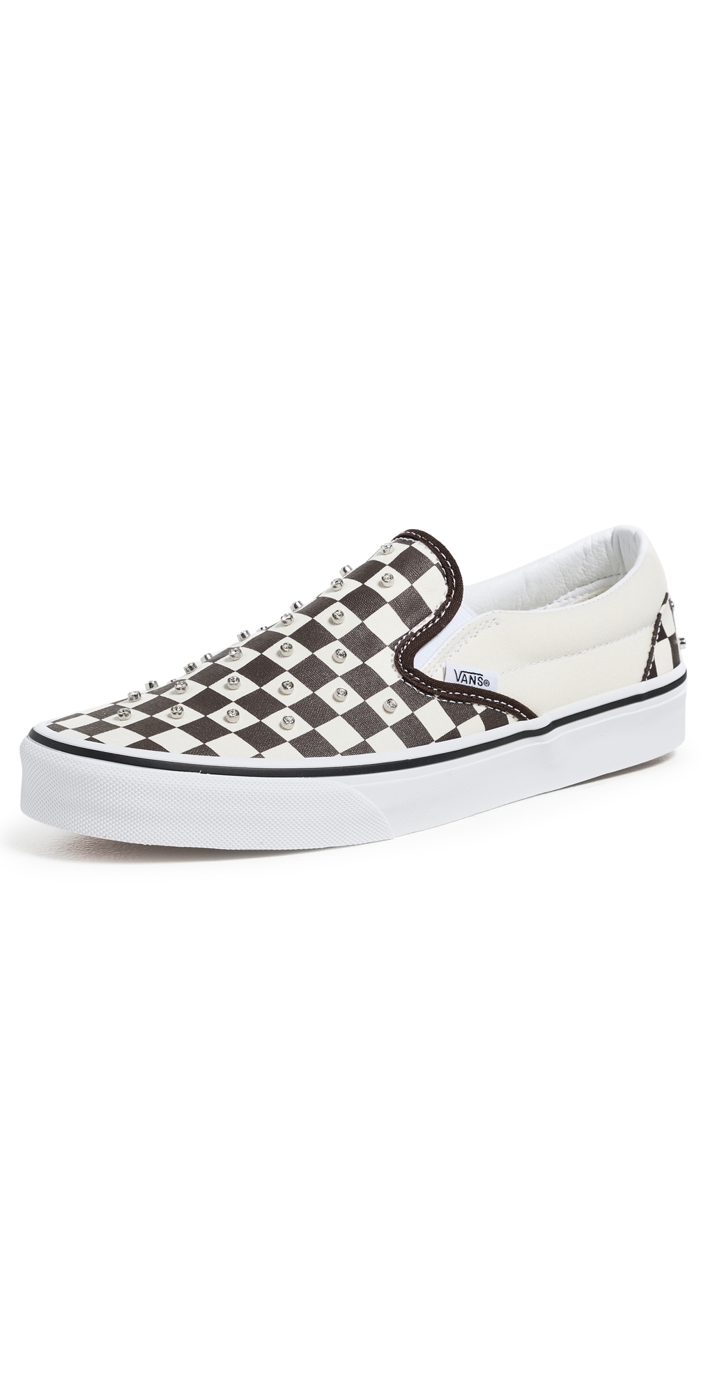 Classic Slip On Sneakers Rhinestone Demitasse W