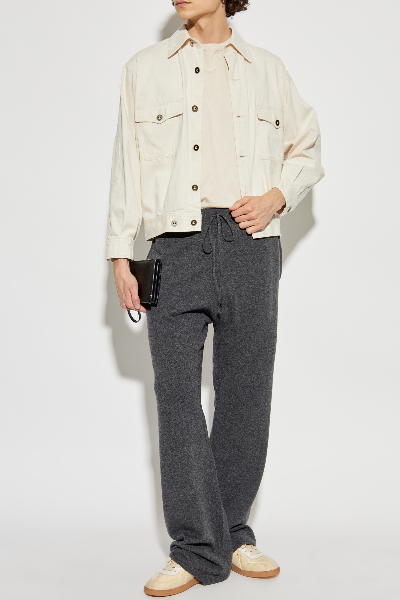 Maison Margiela Jacket With Pockets, Men's, Cream