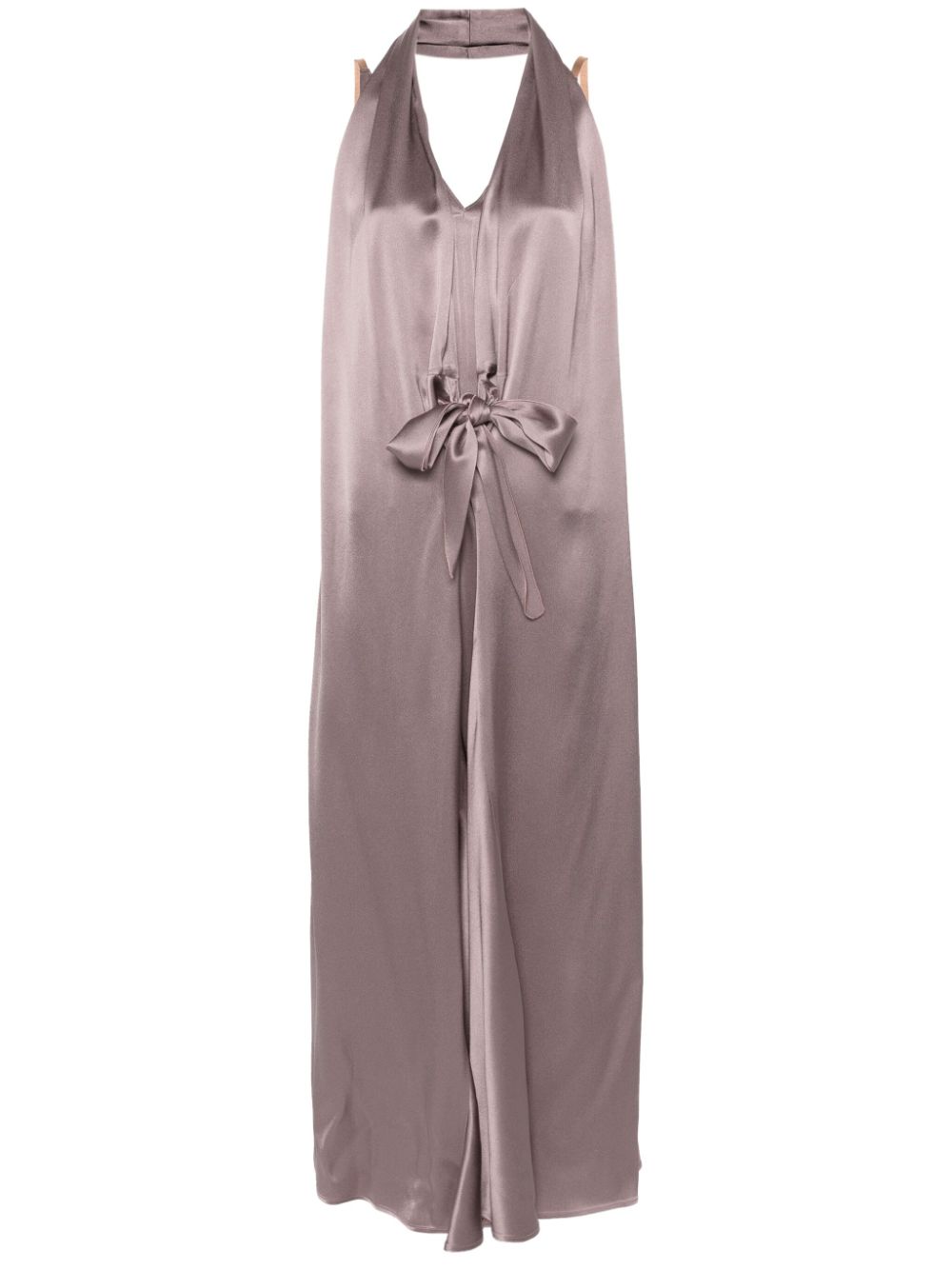 Satin maxi dress - Pink