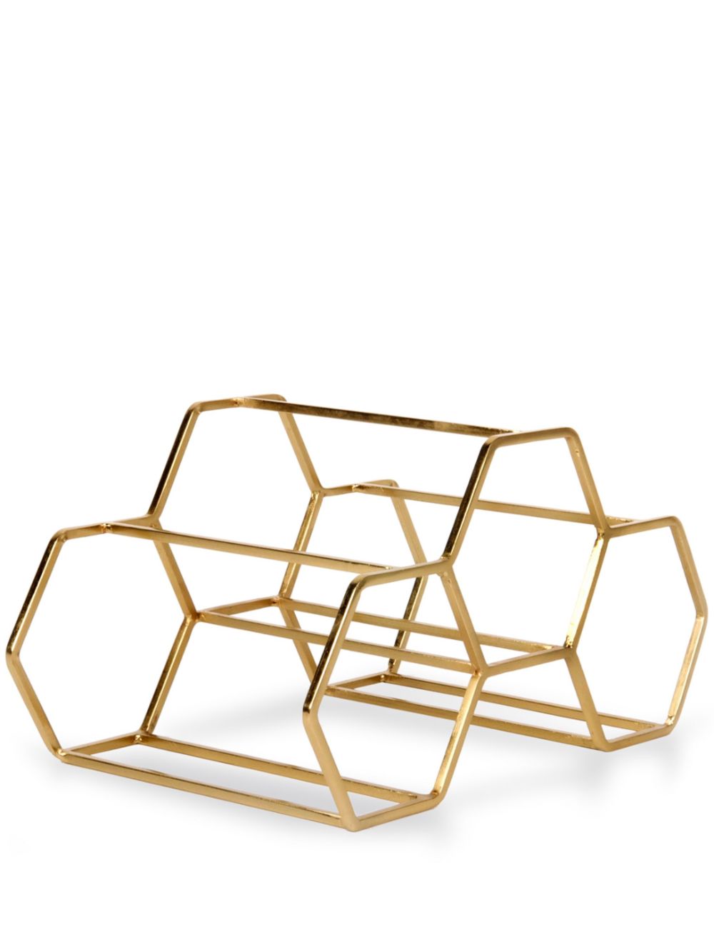 Pico iron wine rack (3 bottles) - Gold