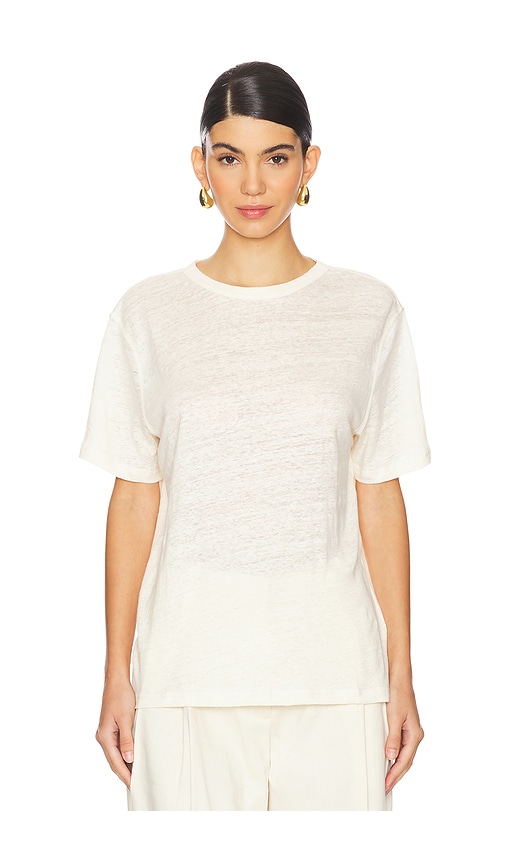 Sold Out NYC T-SHIRT THE LINEN PERFECT en Chocolate.  XS. Also en