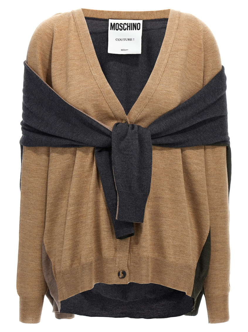 -4-Sleeve Cardigan Maglioni Multicolor-Donna