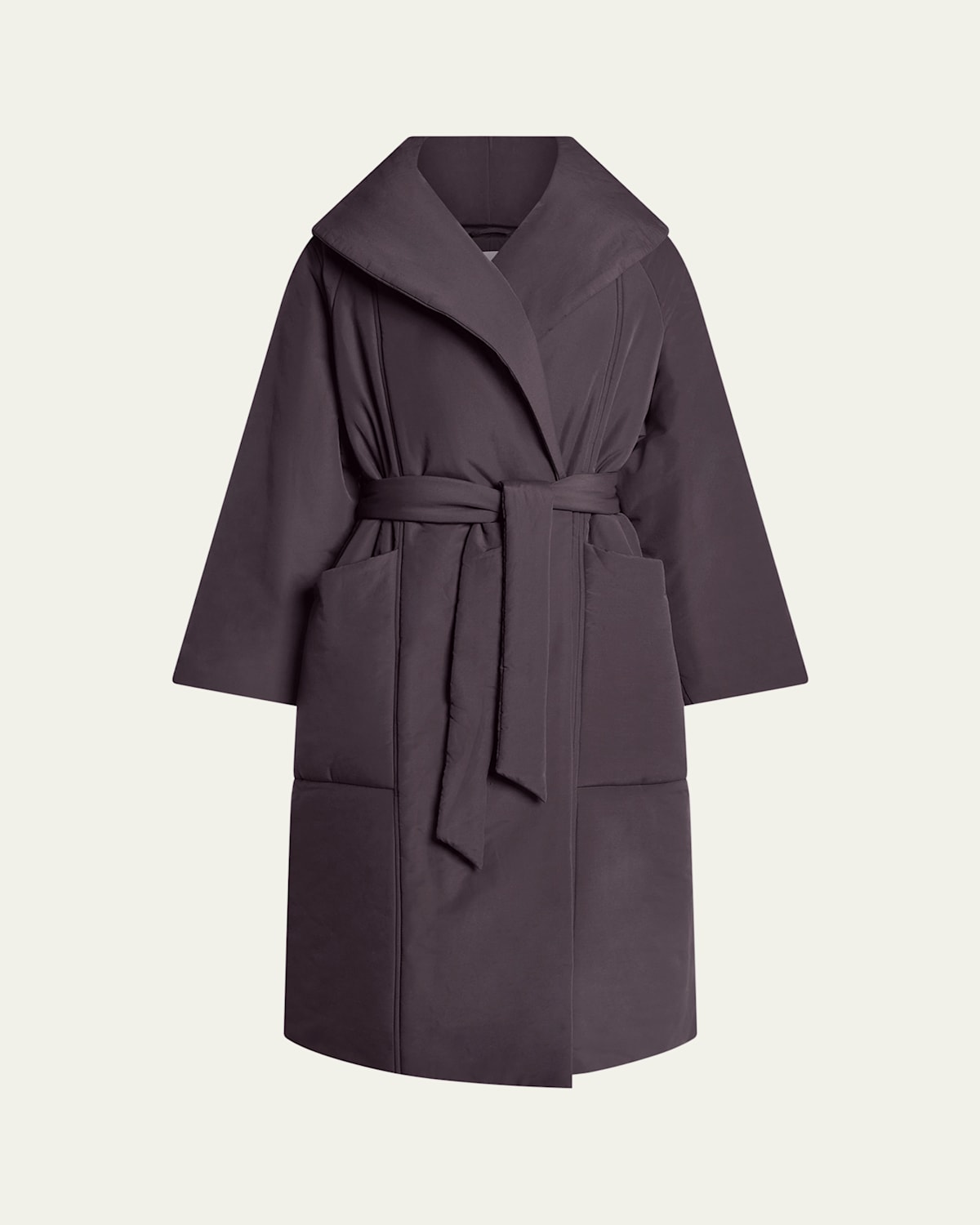 Ana Long Wrap Puffer Coat