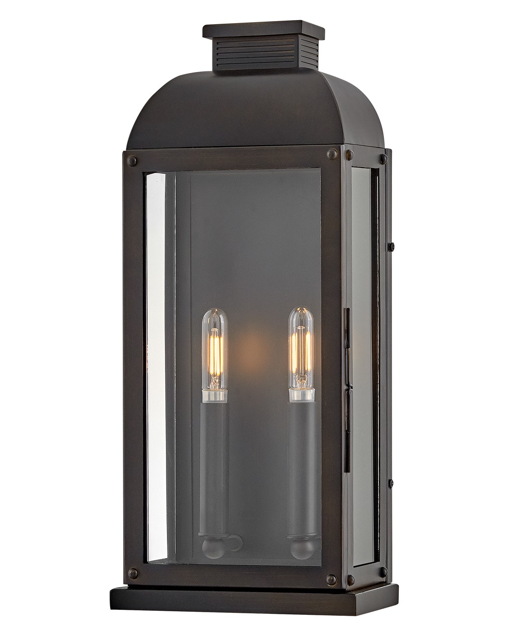 Tiverton 2-Light LED Wall Mount in Dark Oxidized Bra