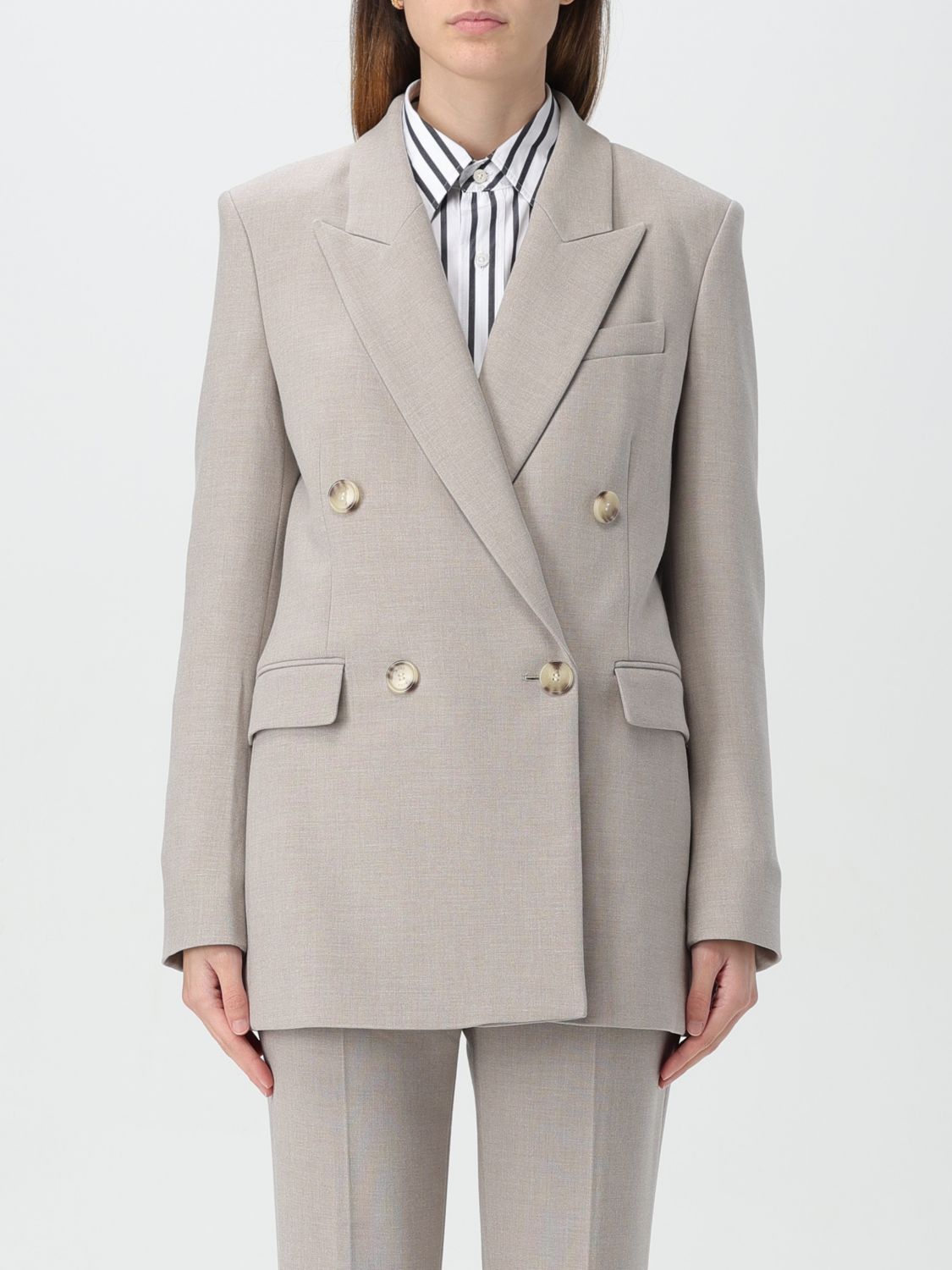 Double-breasted blazer - Grey