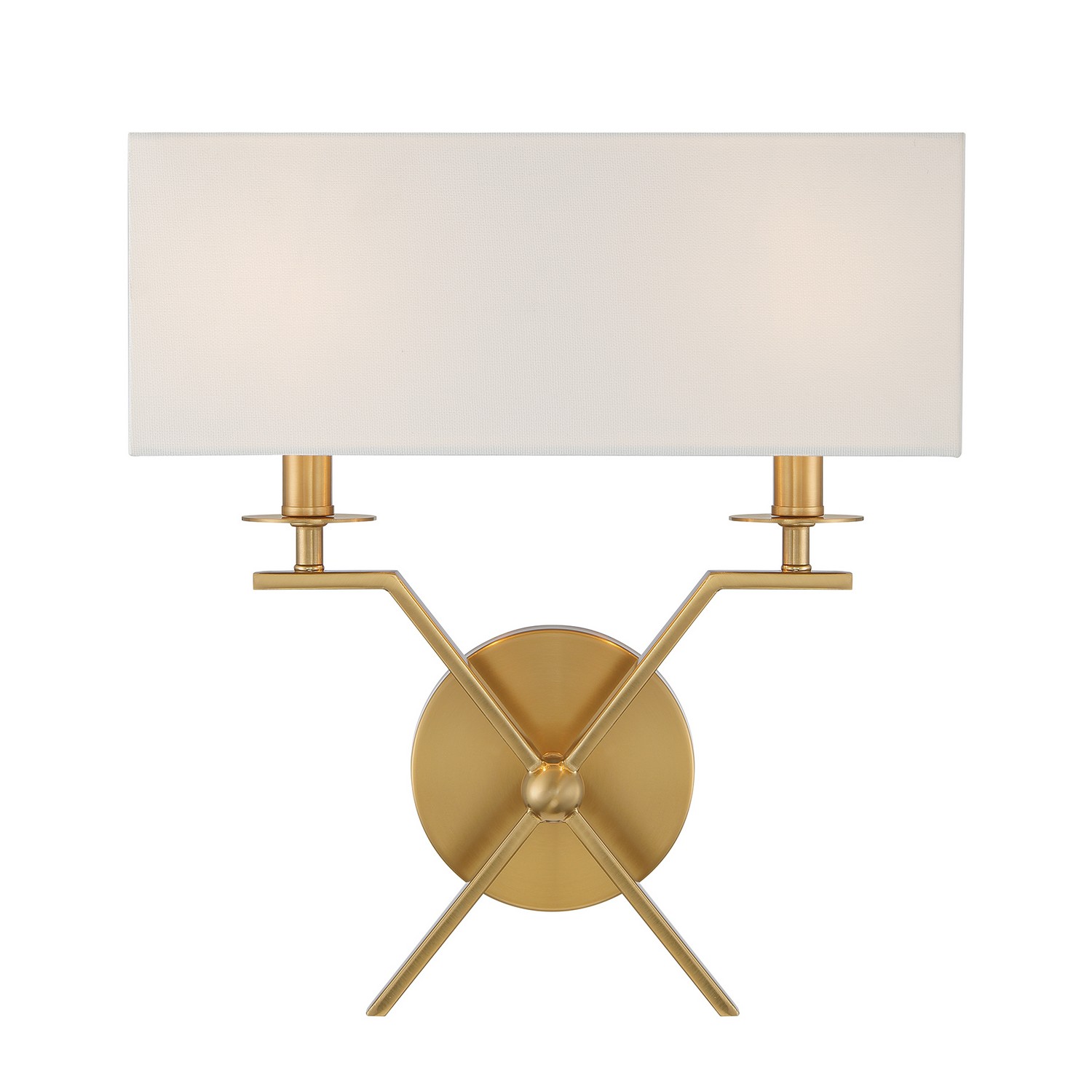 Arondale 2-Light Wall Sconce in Warm Bra