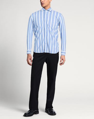 Next Man Shirt Sky blue Size 15 Polyamide, Elastane