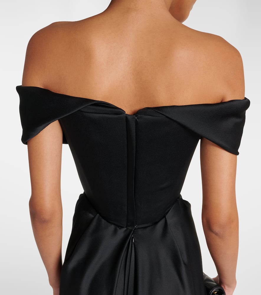 Vivienne Westwood Nova Cocotte crêpe satin gown