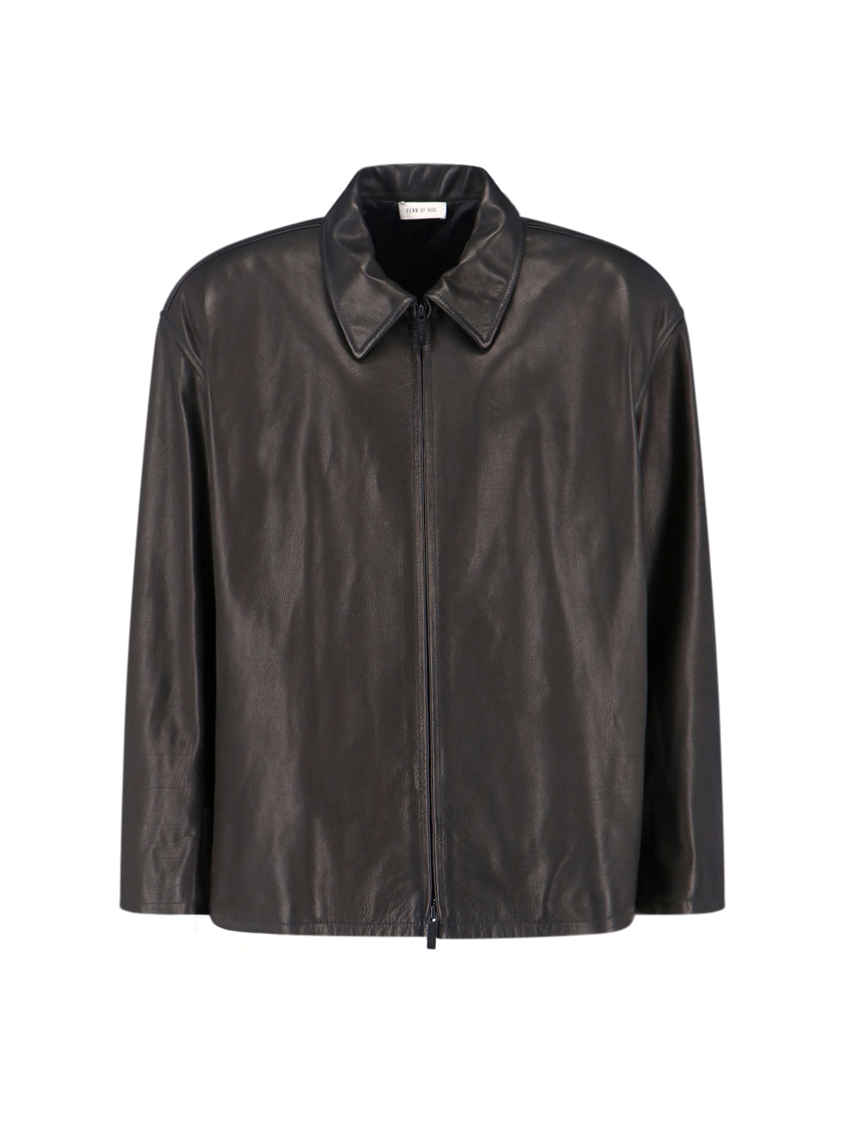 Calf Leather Puffer Jacket