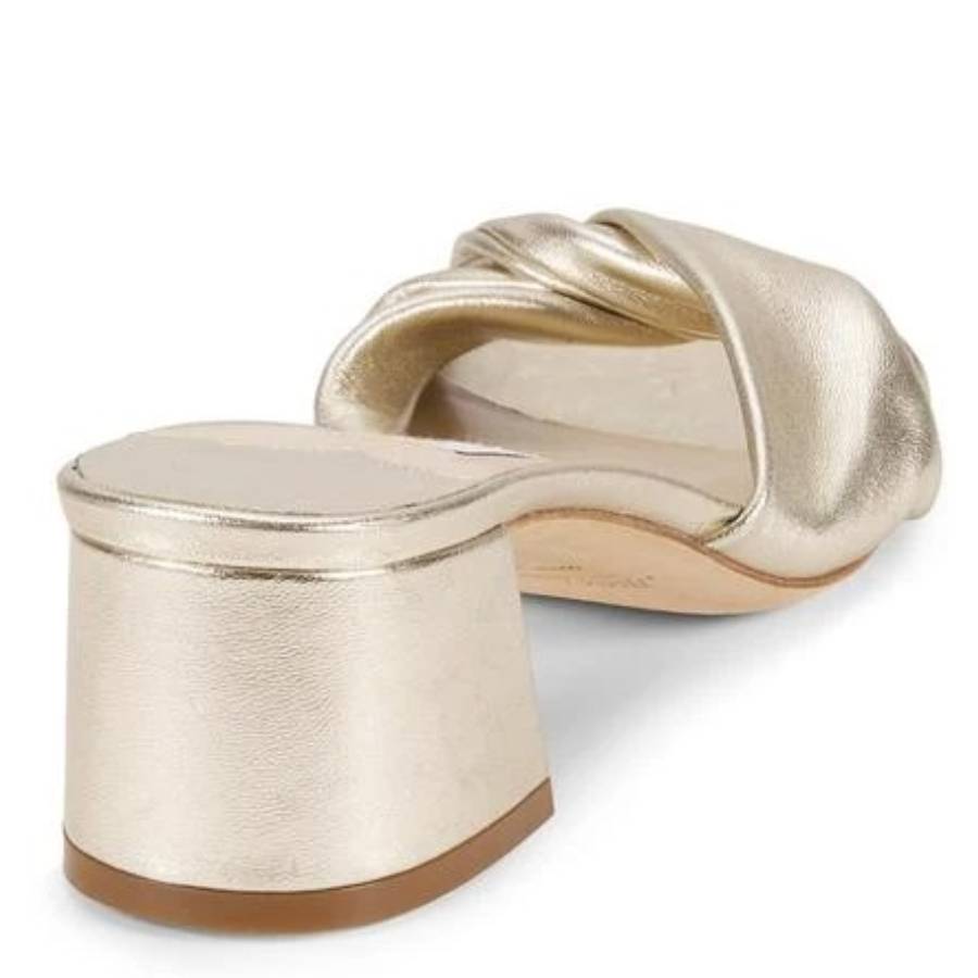 Lyn 45 Metallic Nappa Sandals