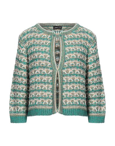 Anneclaire Woman Jacket Green Size 8 Polyamide, Cotton