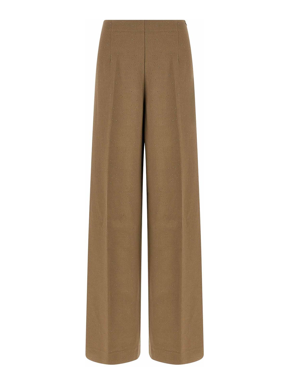 Herno - sequin embellished wide leg trouser