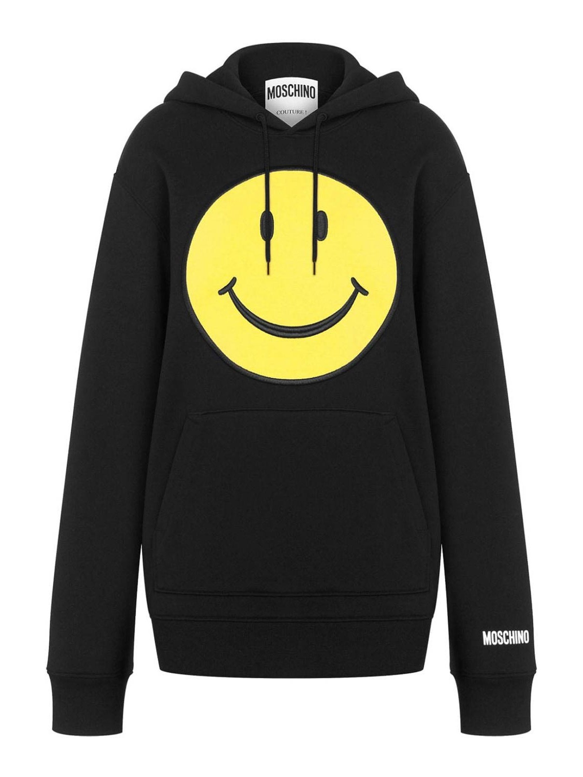 Smiley Motif Print Sweatshirt