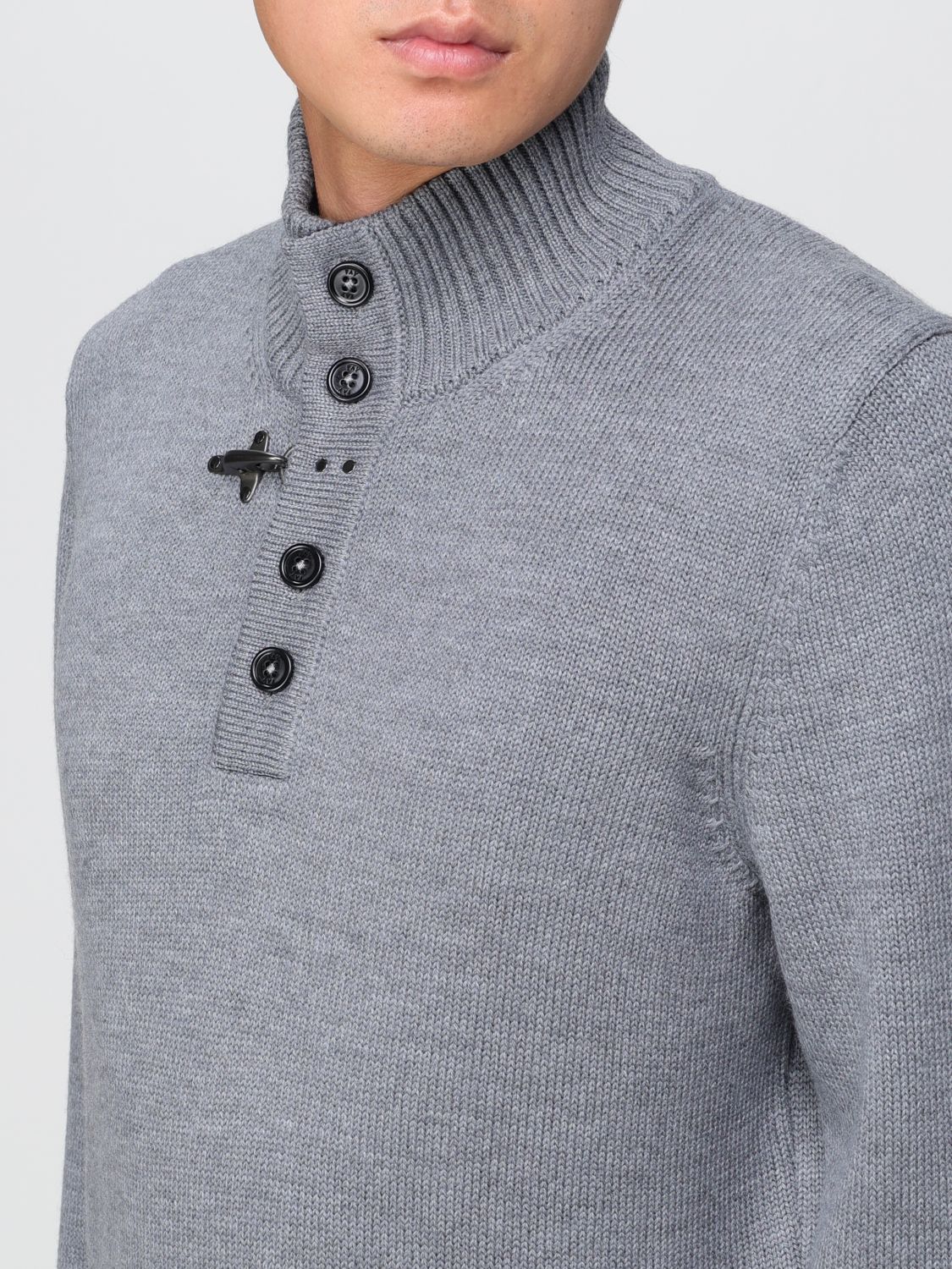 Sweater Men color Platinum