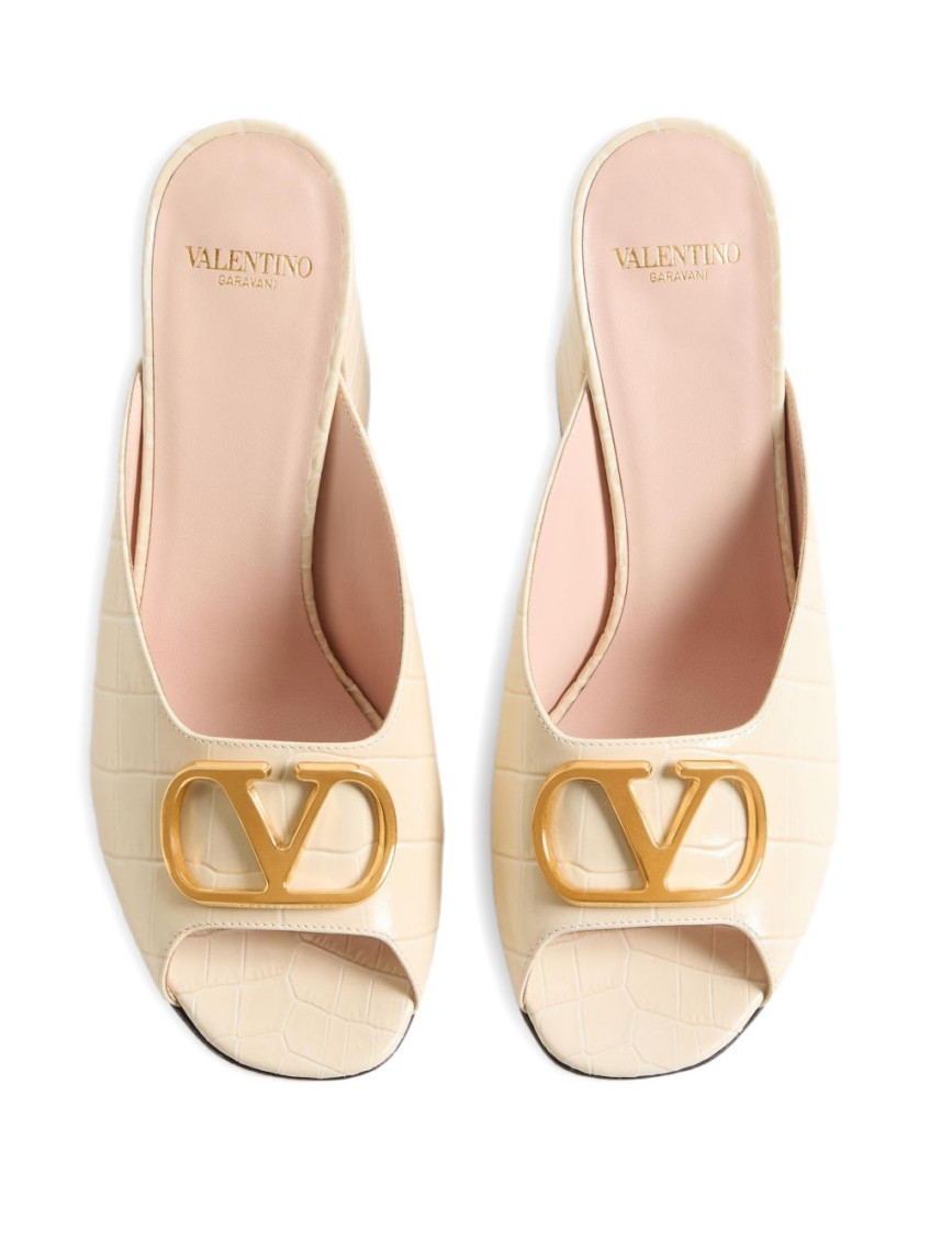 Vlogo Signature Leather Mules