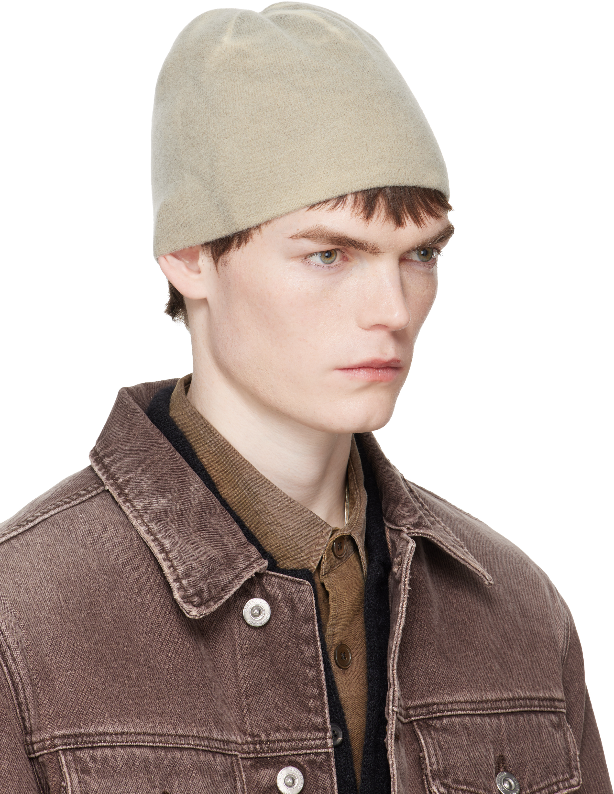Gray Spray-Dyed Beanie
