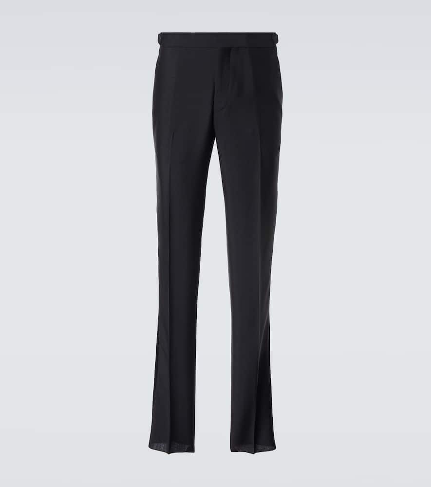 Wool tuxedo pants