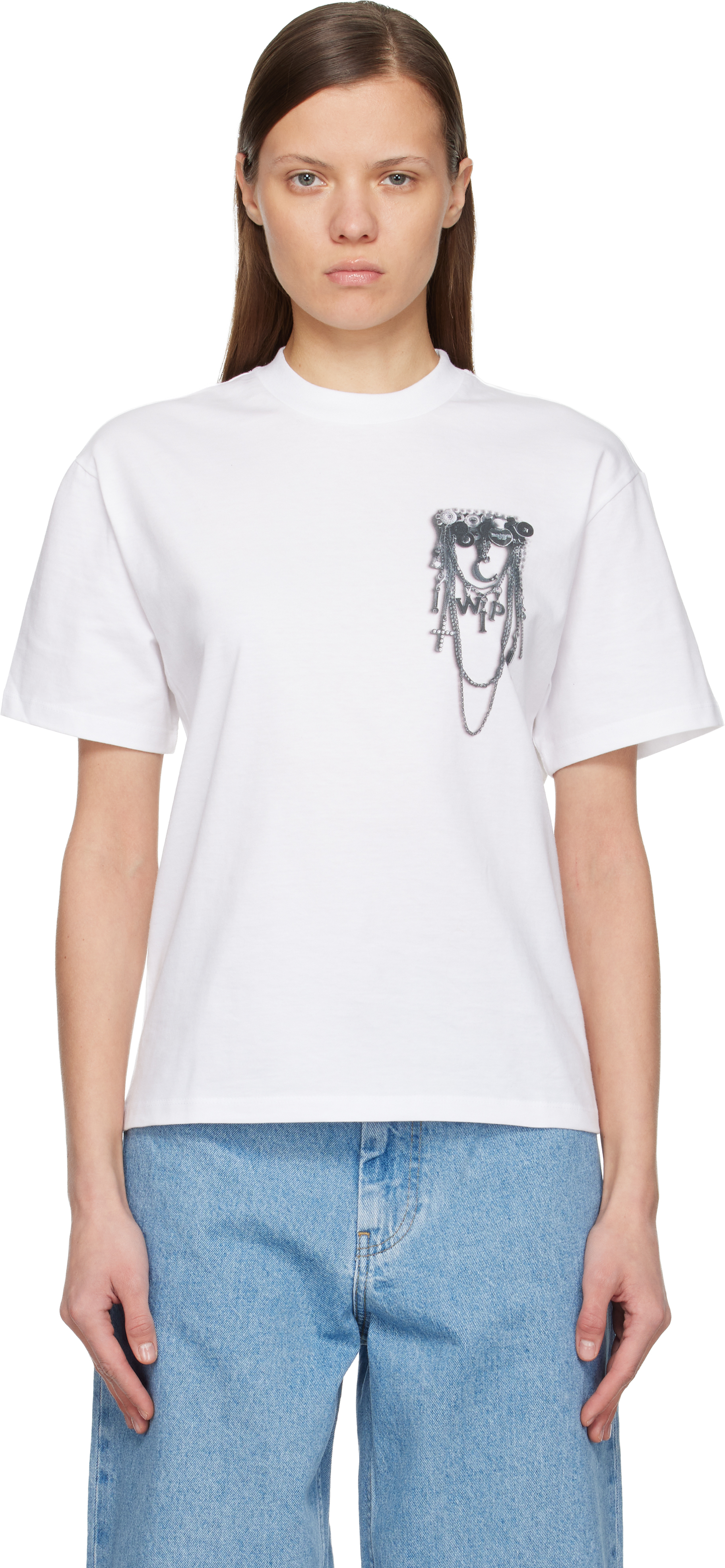 White Inverted Charm T-shirt