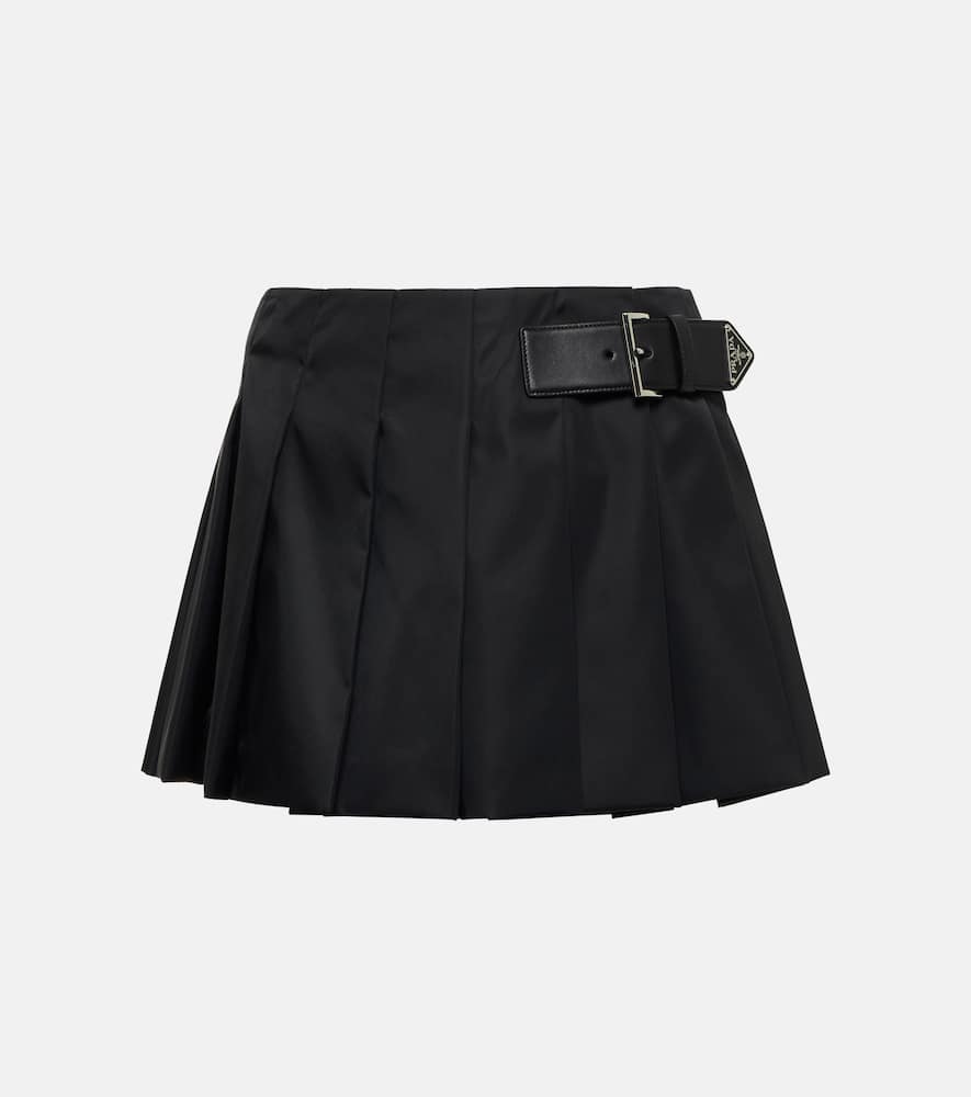 Pleated miniskirt