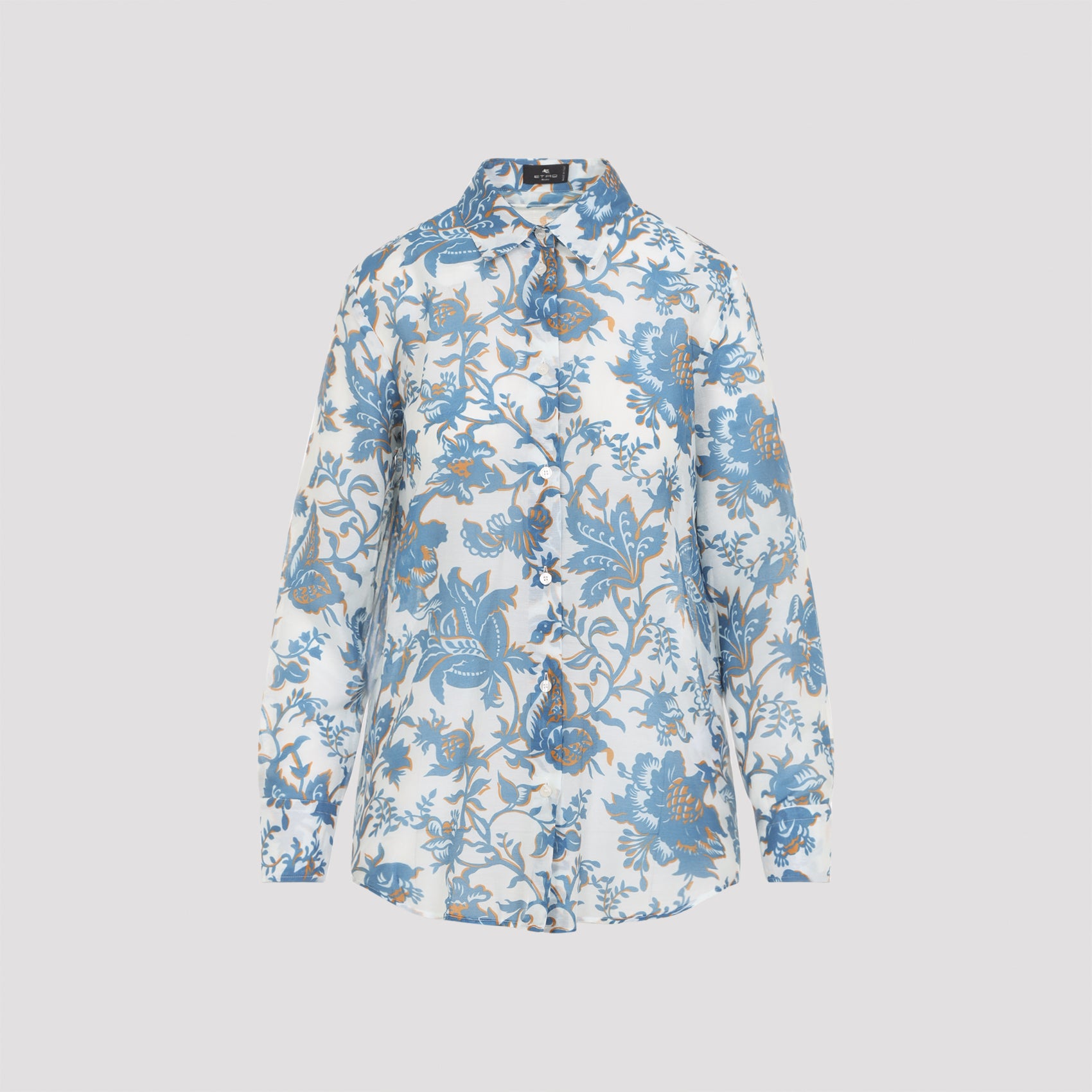 Floral Silk Cotton Shirt