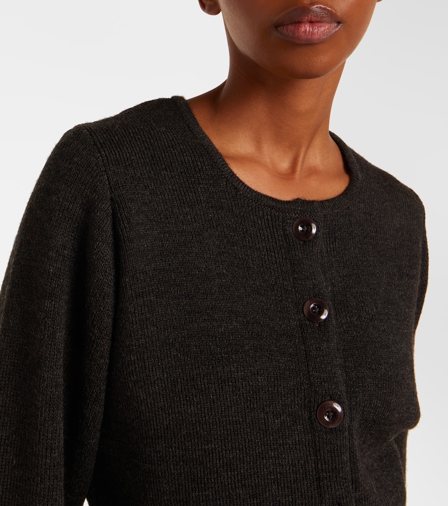 Ribbed-knit cardigan