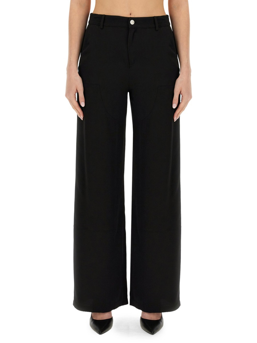 Moschino - wide-leg trousers featuring pocket