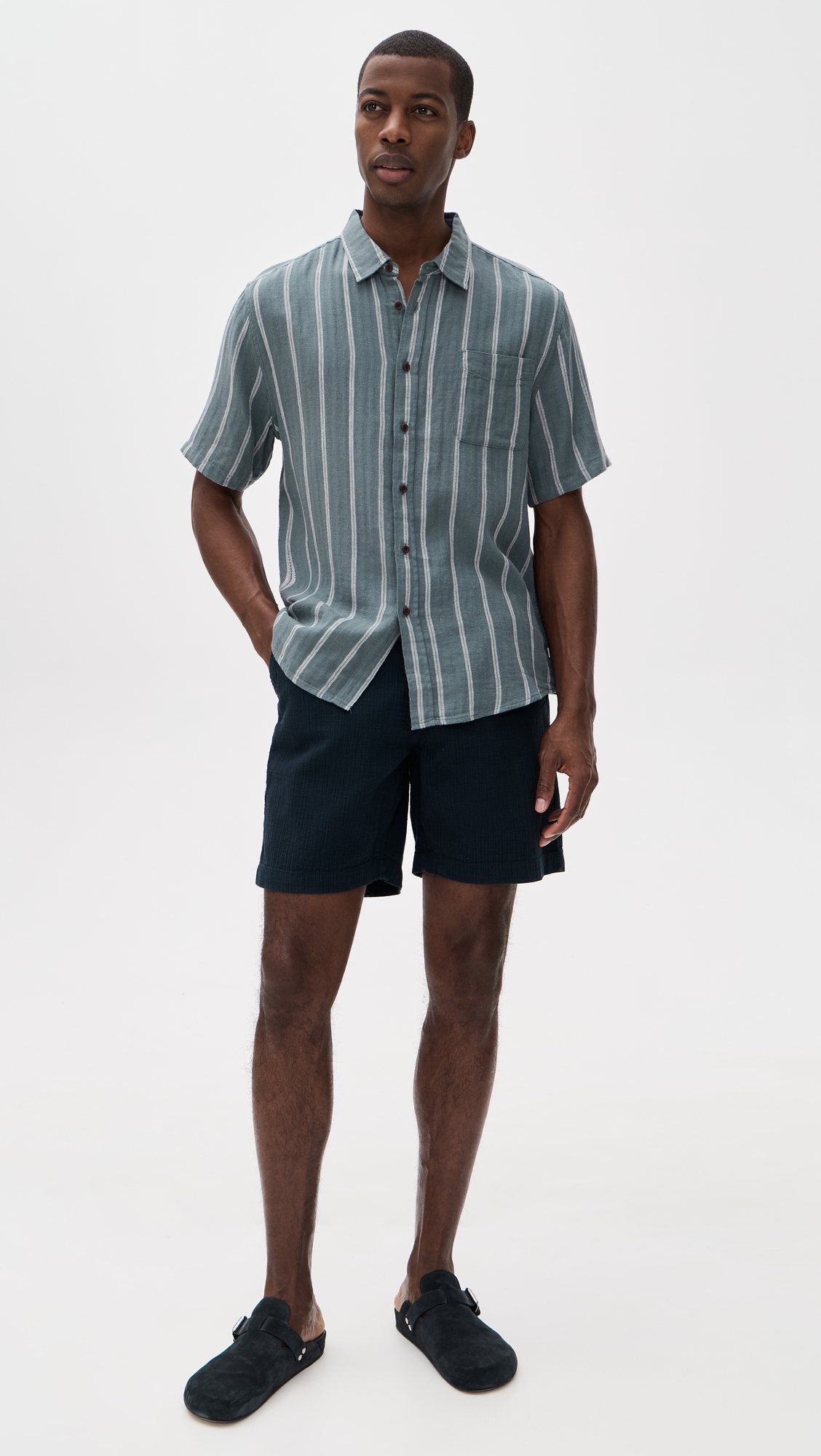 Alan Shirt Tempest Blue