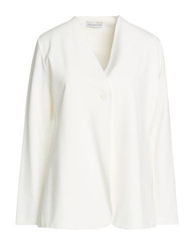 Woman Jacket White Size 6 Viscose, Polyamide, Elastane