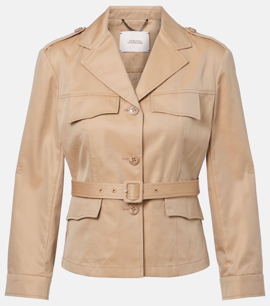Luxury Layer cotton trench coat