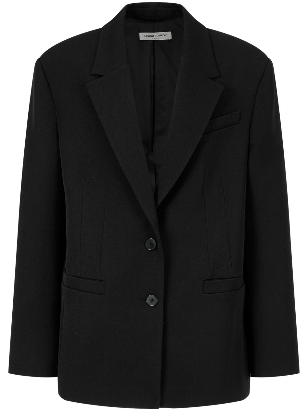 Single-breasted tailored jacket - Blue