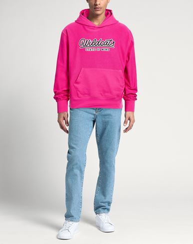 Man Sweatshirt Fuchsia Size L Cotton