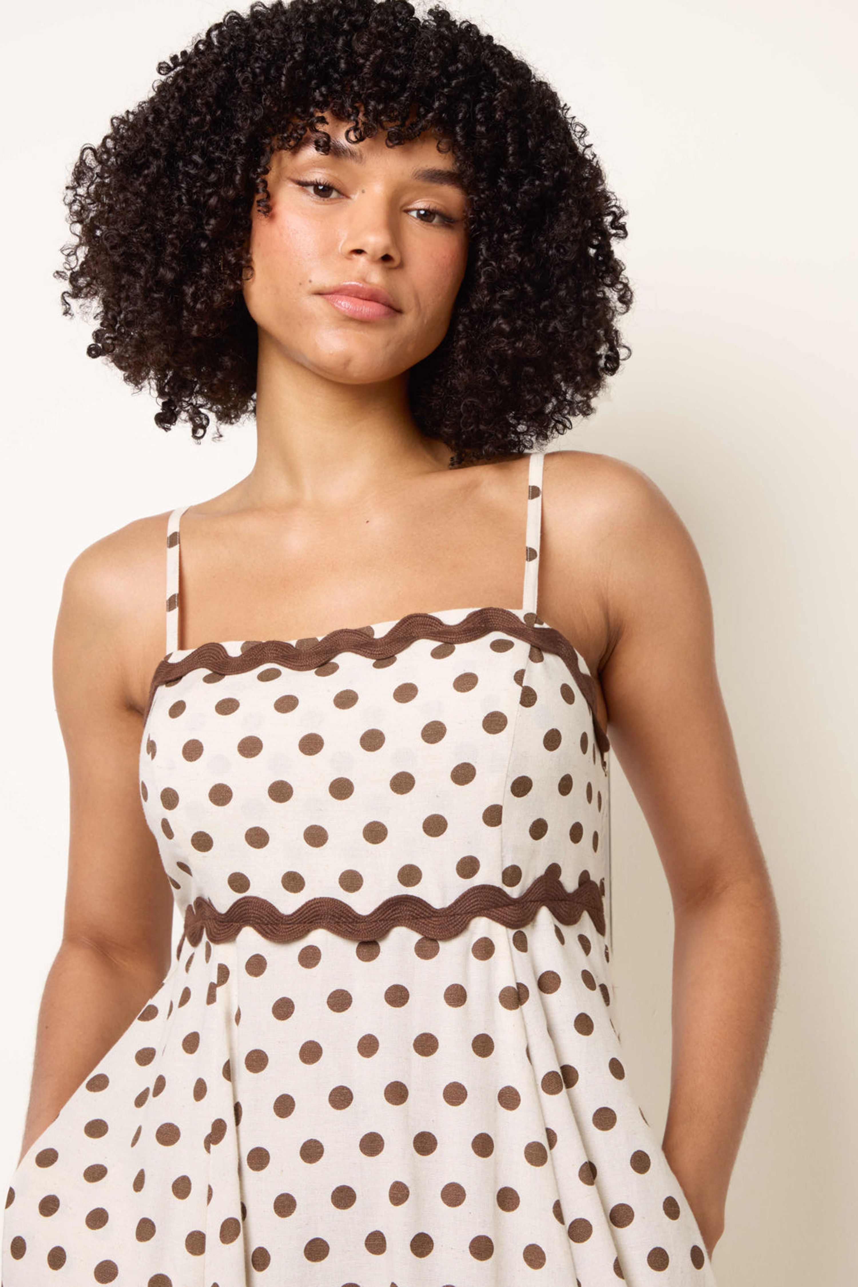 Blue Vanilla Stone Sleeveless Straight Midi Dre
