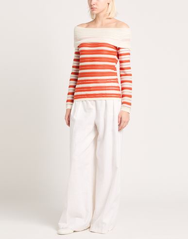 Woman Turtleneck White Size 6 Cotton, Polyamide, Polyester