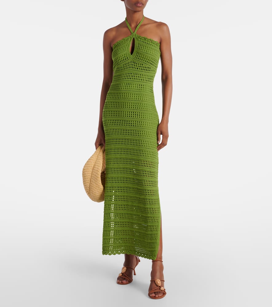 Koah cotton-blend midi dress