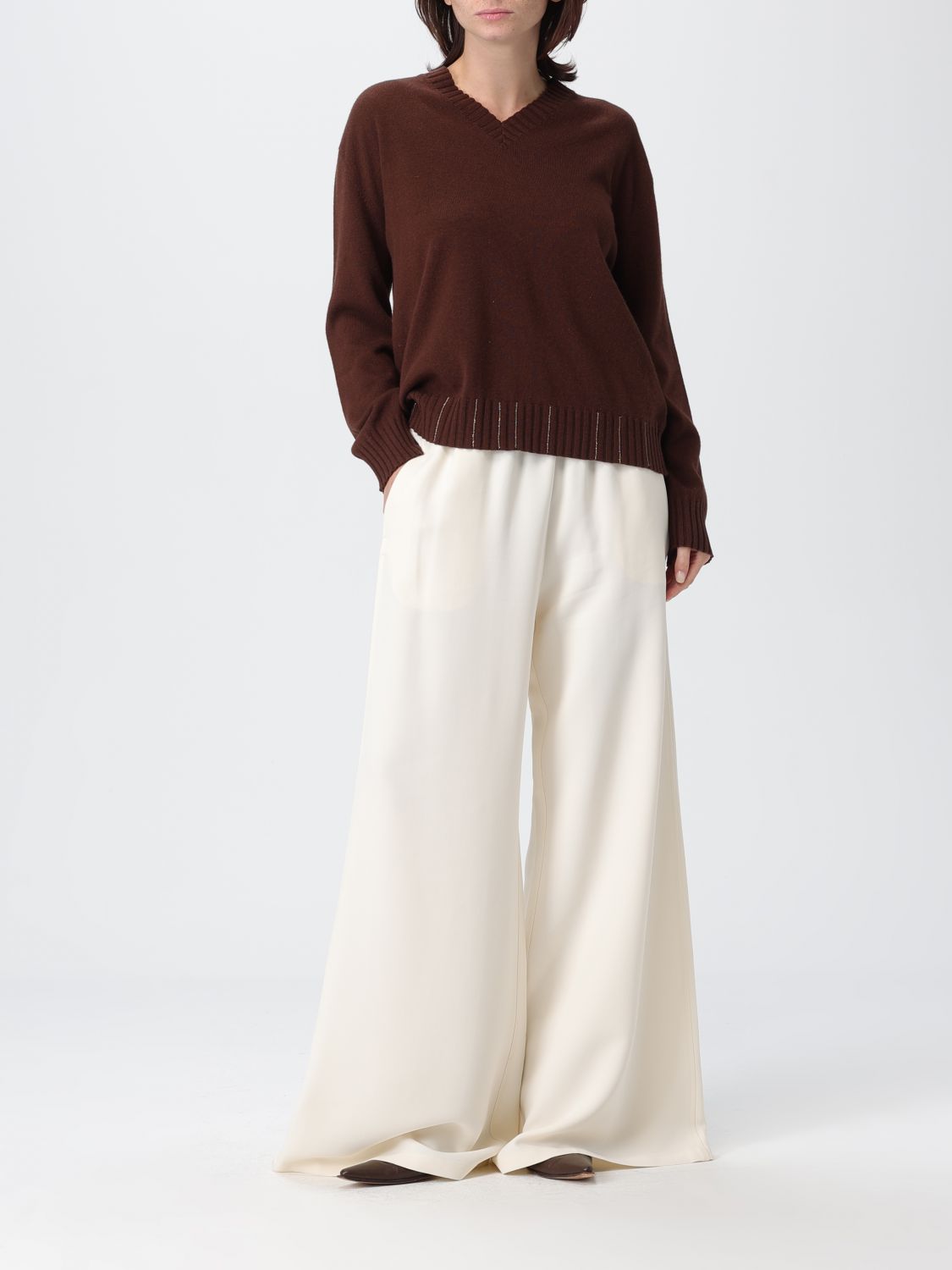 Pants Woman color Butter