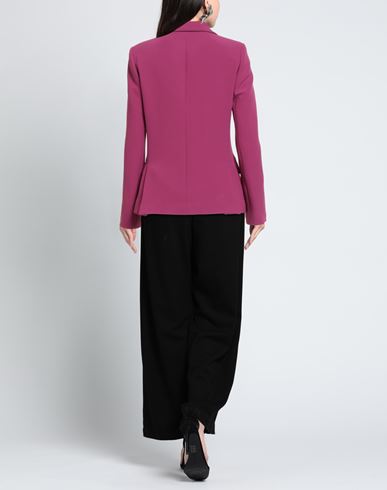Woman Blazer Mauve Size 4 Polyester, Elastane