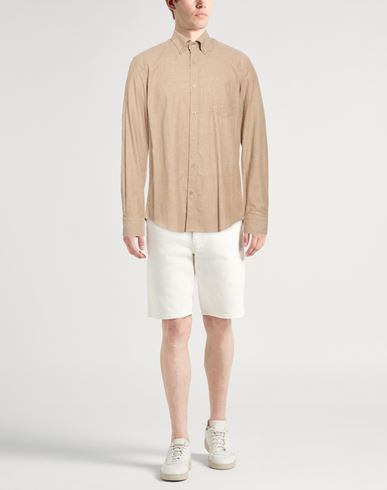 Man Shirt Sand Size 15 Cotton