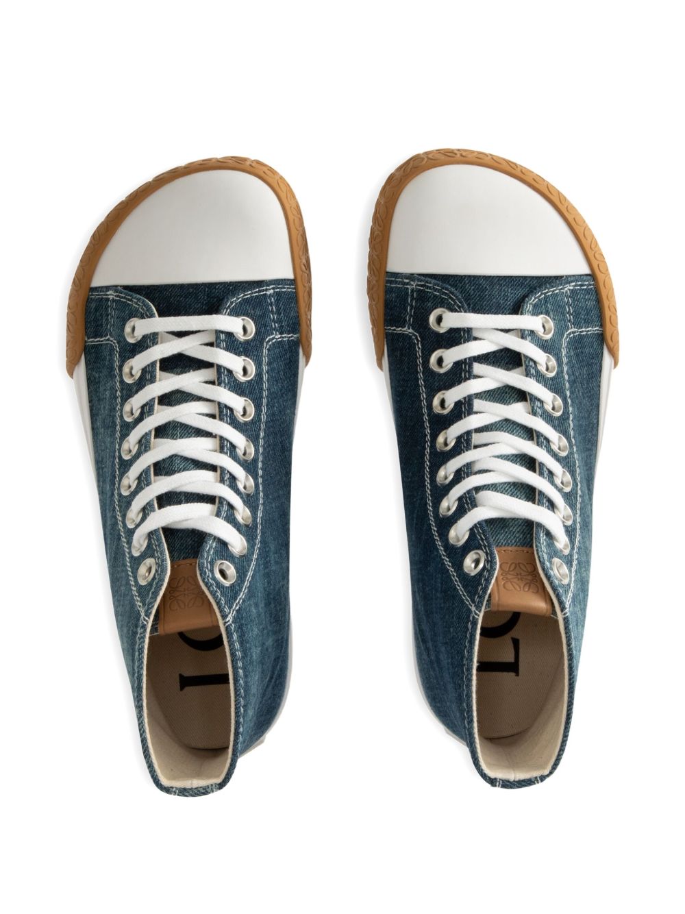 Loewe Paula's Ibiza Bloc Denim Sneakers