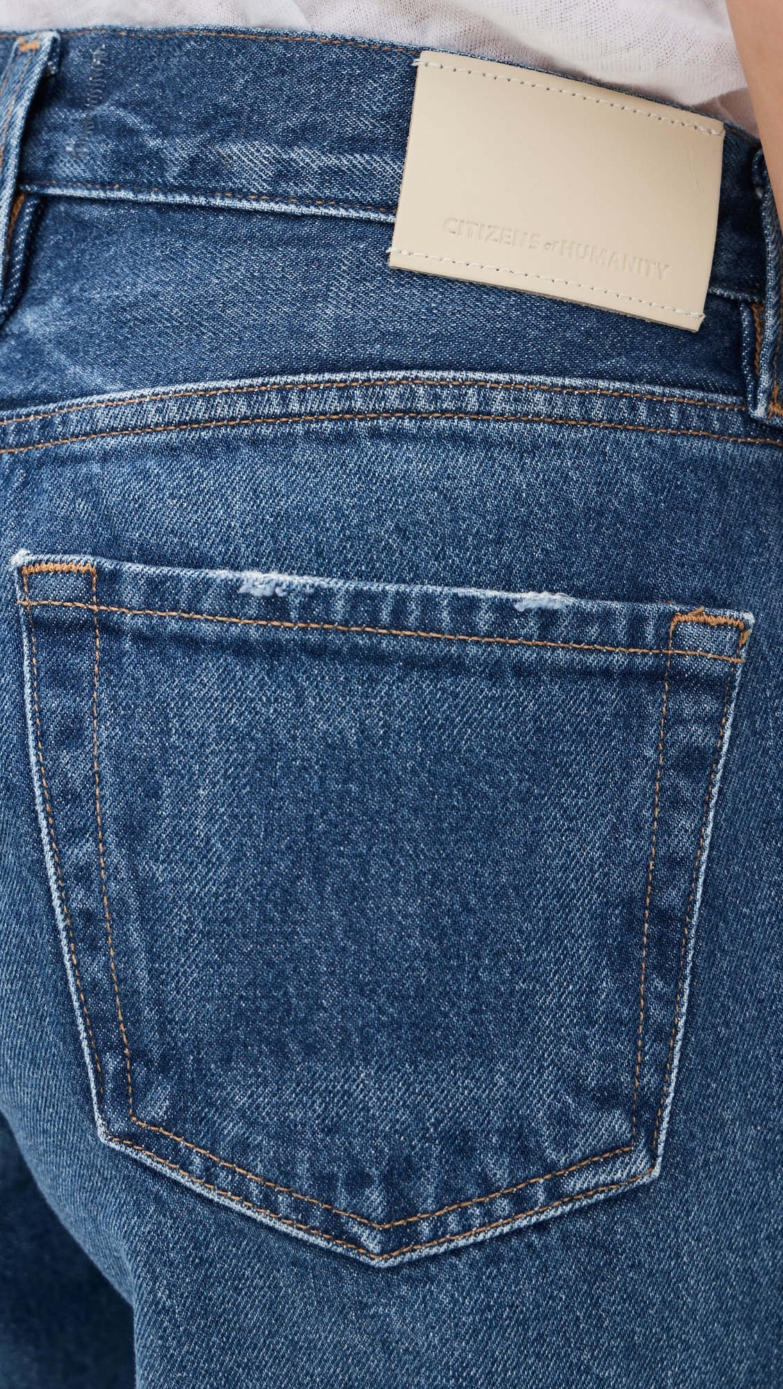 Faye Vintage Straight Jeans Azure Blue