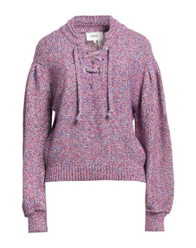 Woman Sweater Purple Size 1 Cotton, Polyamide, Wool, Alpaca wool