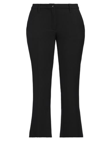 Woman Pants Black Size L Polyester, Viscose, Elastane