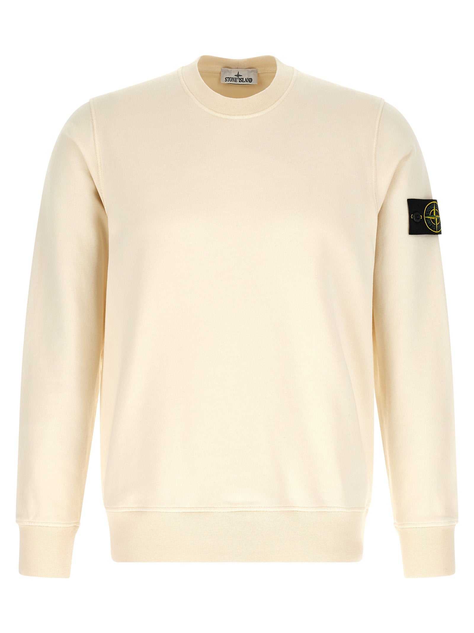 Garment-Dyed Organic Cotton Sweatshirt — Cream