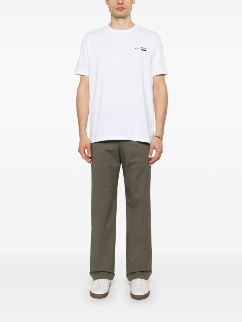 White Crewneck Logo T-Shirt
