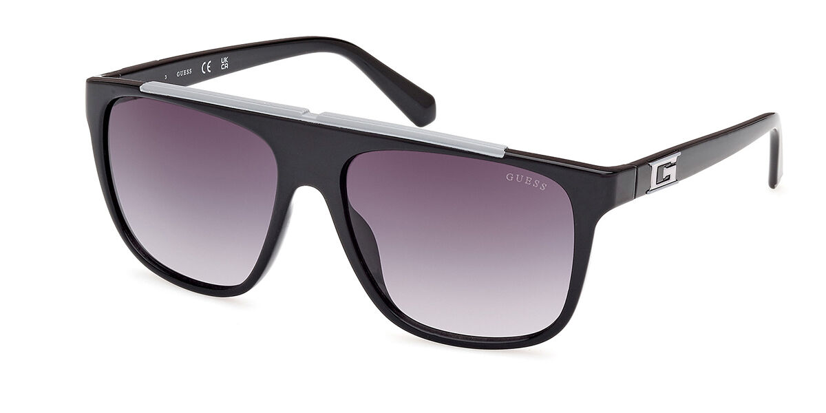 Guess GU00123 01B Men's Sunglasses Black Size 58