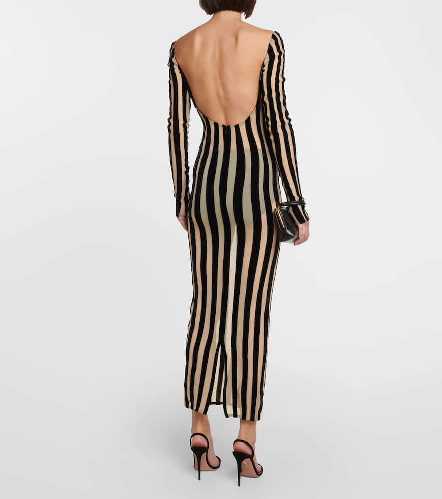 Striped gown