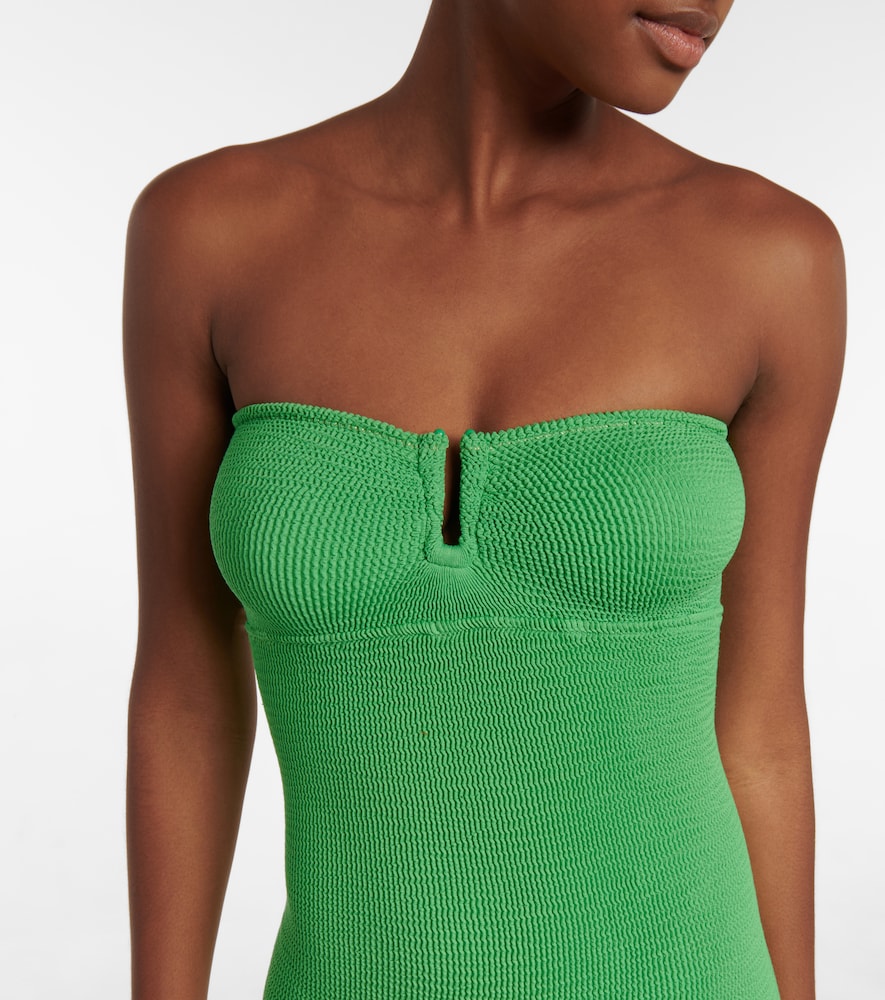 La Sciura Crinkle bandeau minidress