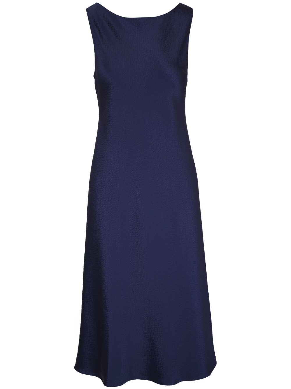 Silk midi dress - Blue