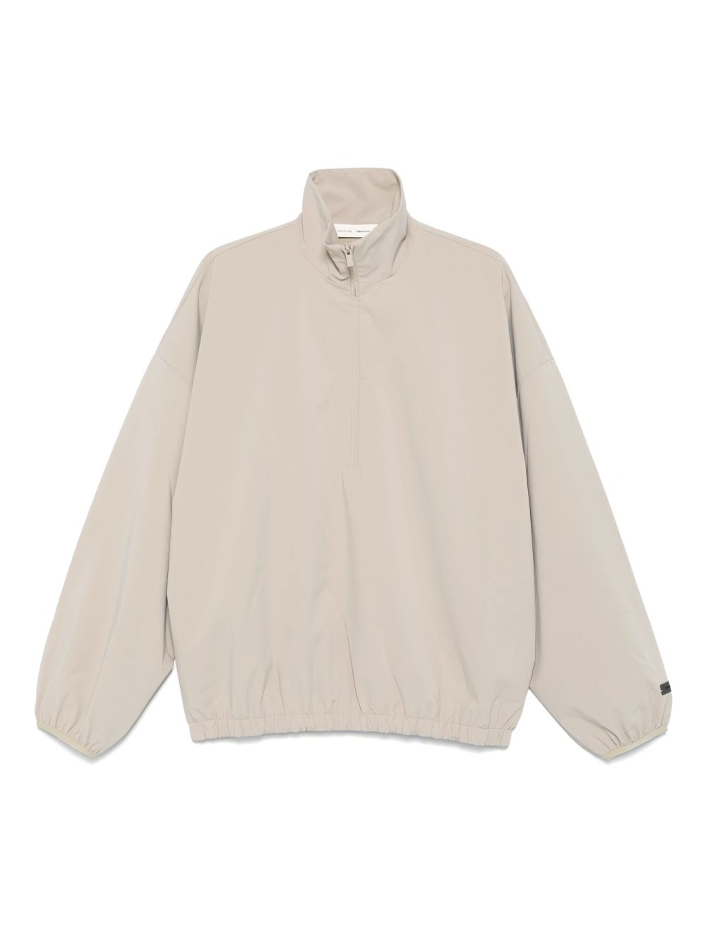 Logo-print jacket - Neutrals
